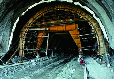 Cloud Nanzhao Yi Road - drill trench tunnel